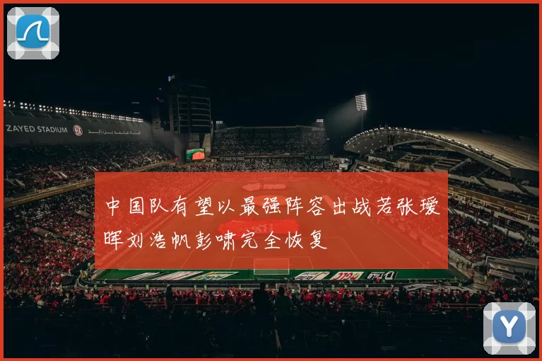 中国队有望以最强阵容出战若张瑷晖刘浩帆彭啸完全恢复